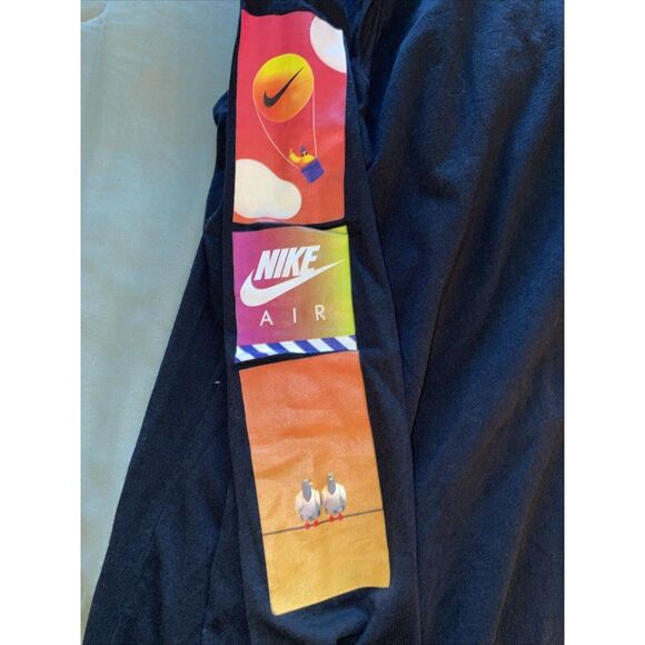 NIKE AIR MAX 1 ATMOS ELEPHANT JADE BALLOONS L/S TEE SHIRT BLACK Sz XL - Picture 6 of 10